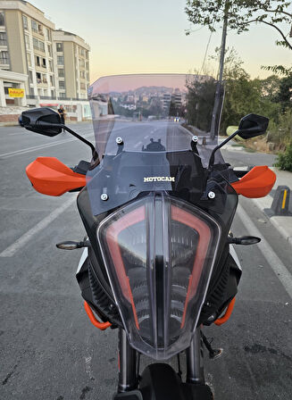 MOTOCAM KTM 1290 Super Adventure Ön Cam 2017-2020 Model 54cm Füme Renkli 4mm