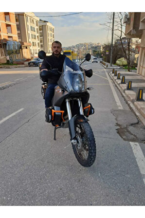 KTM 990 Yuki Adventure Siperlik Ön Cam 2015 2018 Model 52cm Şeffaf Renkli 4mm