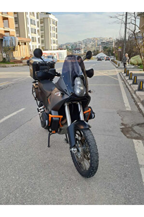 KTM 990 Yuki Adventure Siperlik Ön Cam 2015 2018 Model 52cm Siyah Renkli 4mm