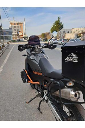 KTM 990 Yuki Adventure Siperlik Ön Cam 2015 2018 Model 52cm Siyah Renkli 4mm