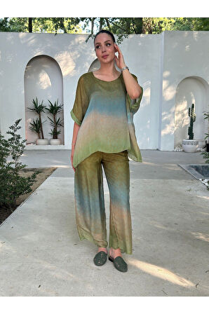 YAZLIK İPEK KUMAŞ ASTARLI İKİLİ TAKIM