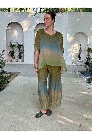 YAZLIK İPEK KUMAŞ ASTARLI İKİLİ TAKIM