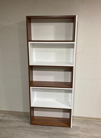 Bicabin Ayarlanabilir Raflı Dekoratif Modüler Kitaplık Beyaz Garda Decorative Bookshelf