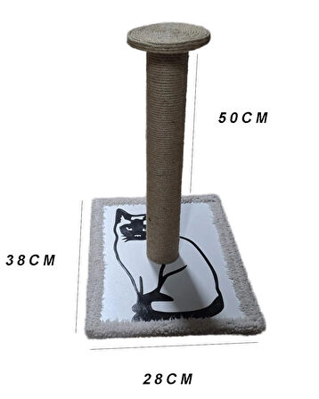 Kedi Tırmala Tahtası Lazer Kesim Ahşap Resimli7