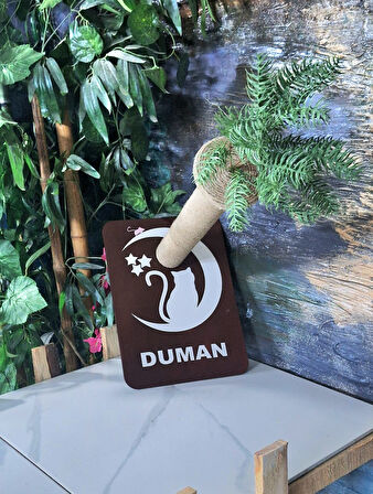 Kedi Tırmala Tahtası Lazer Kesim Ahşap Resimli10