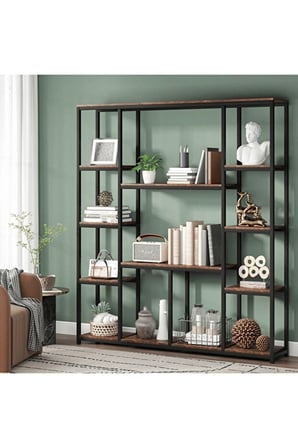 KTP8027 Siyah Metal Kitaplık
