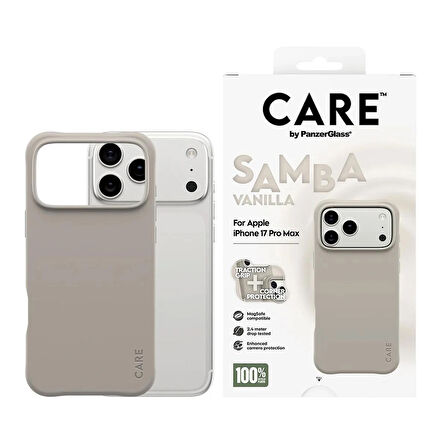 Panzerglass CARE Apple iPhone 17 Pro Max Fashionable Case Samba Magsafe Kılıf Vanilya