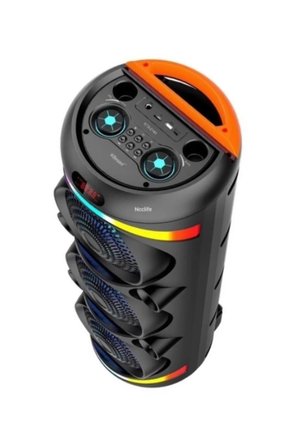 BÜYÜK BOY ÇİFT KABLOSUZ MİKROFONLU BLUETOOTH HOPARLÖR KABLOSUZ SPEAKER 3X8İNÇ