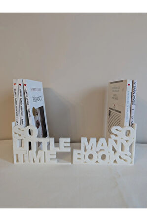 Just3dprintings "So Many Books, So Little Time" Kitap Tutucu