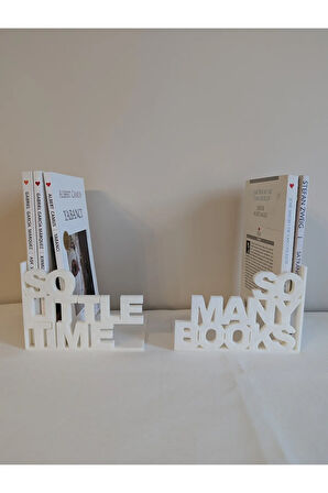 Just3dprintings "So Many Books, So Little Time" Kitap Tutucu