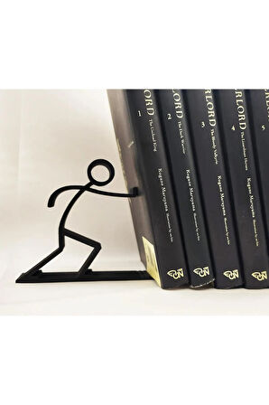 Just3dprintings Çubuk Adam Kitap Tutucu
