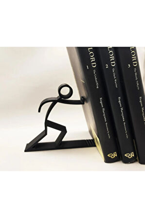 Just3dprintings Çubuk Adam Kitap Tutucu