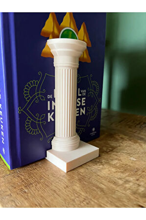 Just3dprintings Mono Roma Sütunu Kitap Tutucu - Dekoratif Antik Tasarım
