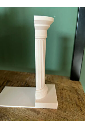 Just3dprintings Mono Roma Sütunu Kitap Tutucu - Dekoratif Antik Tasarım