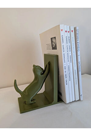 Just3dprintings Sevimli Kedi Kitap Tutucu