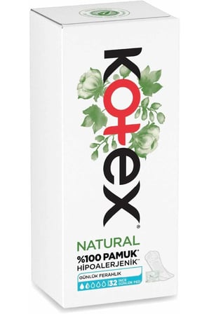 Natural İnce Günlük Ped 32' Li Günlük Ferahlık 4 Adet
