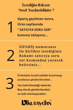 Lazer Kesim Kişiye Özel Geometrik Desenli Ahşap Daire Kapı Numarası - Tesbih Ahşap