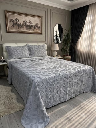 KÜBRA MODEL ÇİFT KİŞİLİK YATAK ÖRTÜSÜ