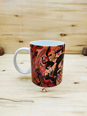 Wassily Kandinsky - Standart Beyaz Kupa 1