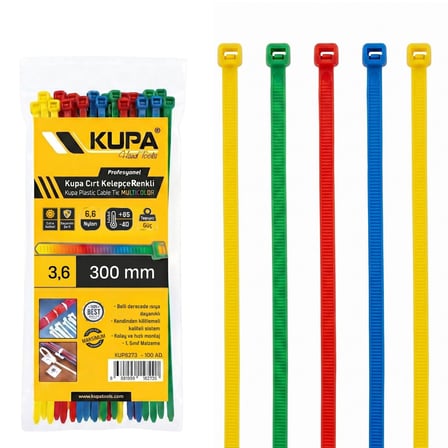 Kupa KUP8273 CIRT KELEPÇE RENKLİ 3,6 X 300 MM