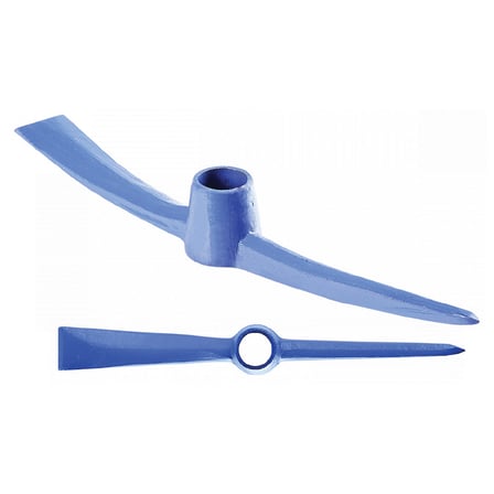 Kupa Mavi Çelik Kazma 1,8 kg Sapsız – KUP8528