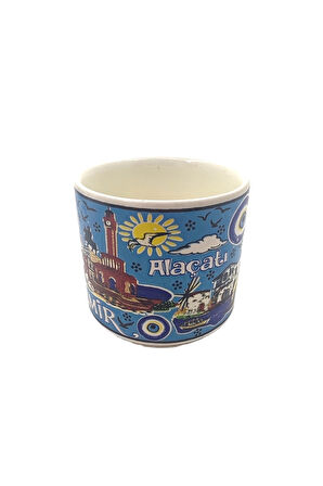 EL İŞÇİLİĞİ VE İZMİR TEMALI ÇİNİ KUPA