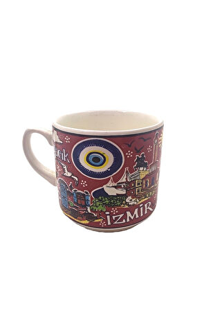 EL İŞÇİLİĞİ VE İZMİR TEMALI ÇİNİ KUPA