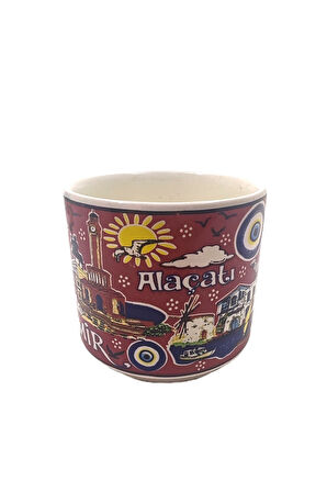 EL İŞÇİLİĞİ VE İZMİR TEMALI ÇİNİ KUPA