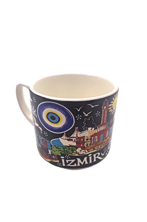 EL İŞÇİLİĞİ VE İZMİR TEMALI ÇİNİ KUPA
