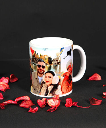 KİŞİYE ÖZEL FOTOĞRAFLI BEYAZ KUPA