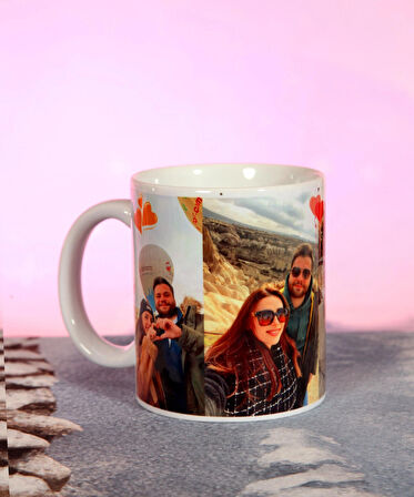 KİŞİYE ÖZEL FOTOĞRAFLI BEYAZ KUPA