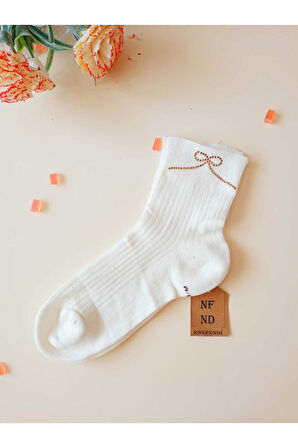 2 ÇİFT PAMUKLU BURUN DİKİŞSİZ KOKULU LİKRALI KISA KONÇ ÇORAP SİYAH KREM KADIN ÇORABI 36-40