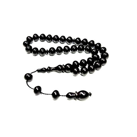 Bilek Boy Küre Model 8-7mm Sistemli Sıkma Kehribar Tesbih