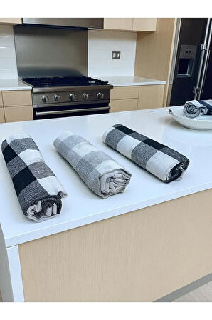 ALAS 3 lü 40x65cm Mutfak Kurulama Bezi Yüksek Emici Çok Amaçlı