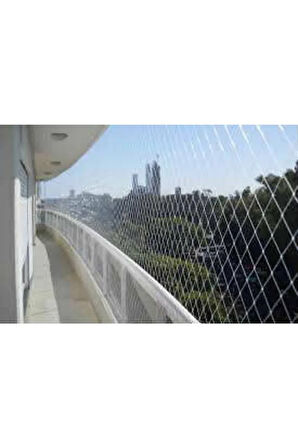 3 X 12 Metre Balkon Kuş Önleme Filesi Güvercin Önleme Ağı Balkon Kapatma Ağı 