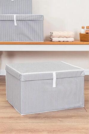 (2 ADET) ALAS Çok Amaçlı Kutu Maxi Boy Tela 50*40*30 Cm