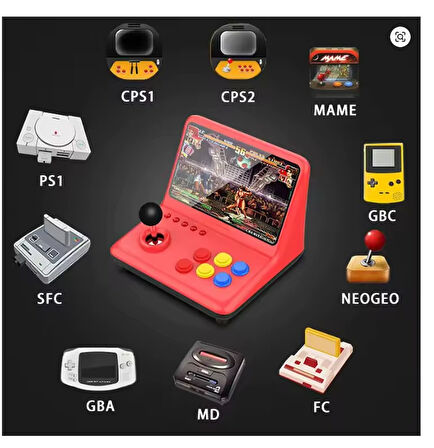 RETRO ARCADE Büyük ekran 9-Inch Joystick oyun konsolu klasik Retro Arcade 20.000 Adet Oyun