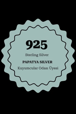 925 Ayar Rodyum Şans Kolye Şans