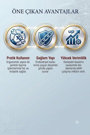 Elektrikli Akülü Mini İstifleme - Kaldırma Makinesi 300 kg Kapasiteli