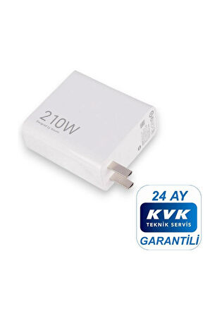 Xiaomi 210W (WATT) Turbo Hızlı Şarj Aleti Adaptörü Kablo Seti %100 Orıjinal ( KVK Teknik Servis Garantili )