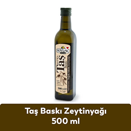 Kavlak Taş Baskı Soğuk Sıkım Zeytinyağı 500 ML CAM