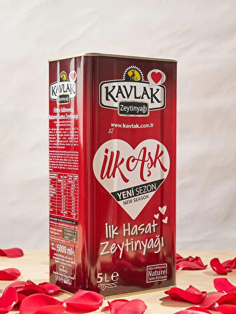 Kavlak İlk Hasat Soğuk Sıkım Zeytinyağı 5 LT