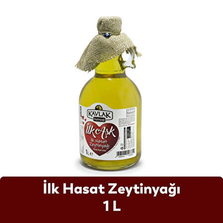 Kavlak İlk Hasat Soğuk Sıkım Zeytinyağı 1 LT
