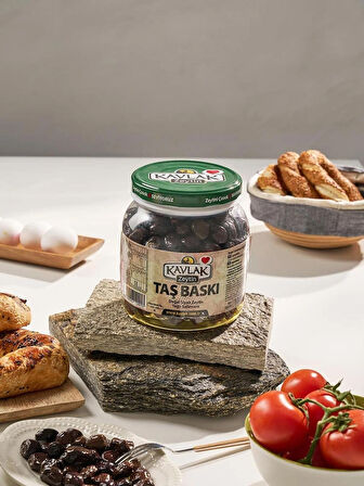 Kavlak Taş Baskı Gemlik Siyah Zeytin 1 KG