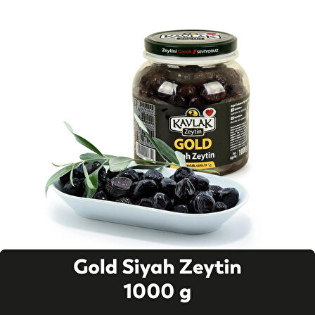 Kavlak Gold Gemlik Siyah Zeytin 1 KG