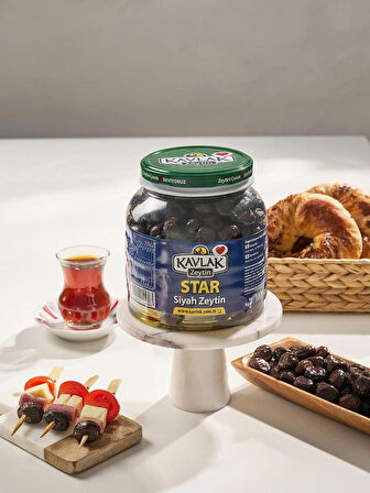 Kavlak Star Gemlik Siyah Zeytin 1 KG
