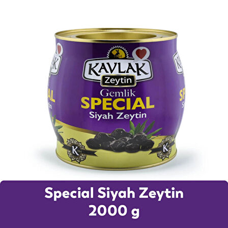 Kavlak Special Gemlik Siyah Zeytin 2 Kg (brüt)