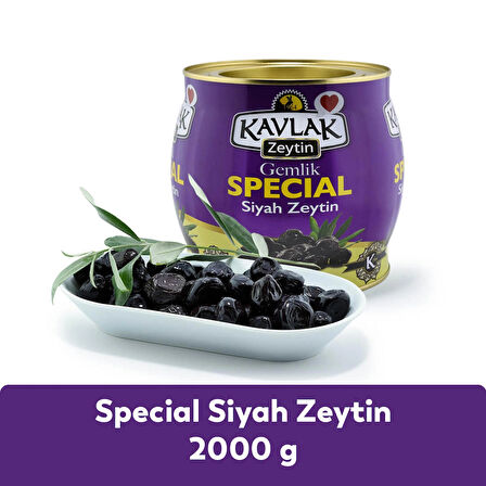 Kavlak Special Gemlik Siyah Zeytin 2 Kg (brüt)