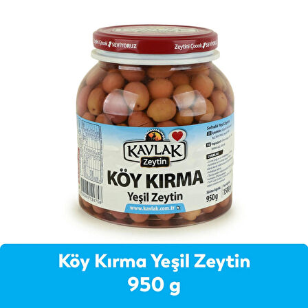 Kavlak Köy Kırma Yeşil Zeytin 950 GR