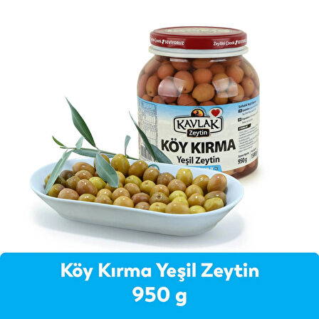 Kavlak Köy Kırma Yeşil Zeytin 950 GR